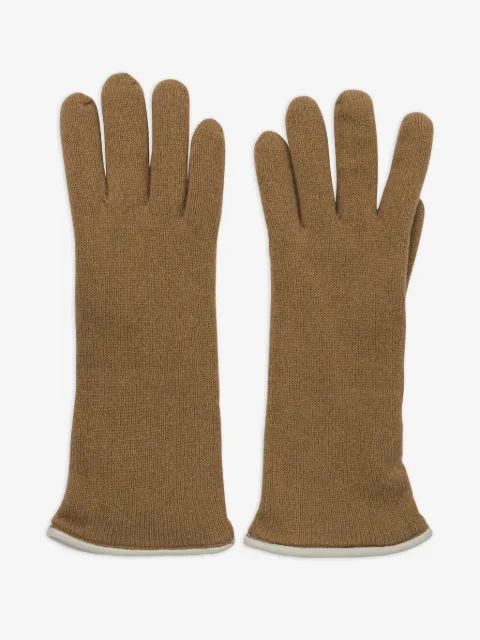 Restelli knitted gloves