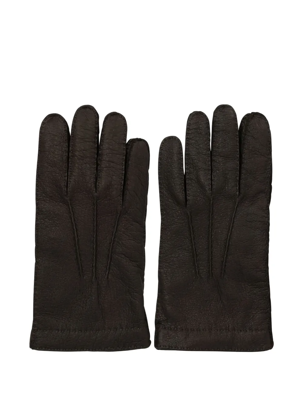 Restelli leather gloves | Brown | Image 1