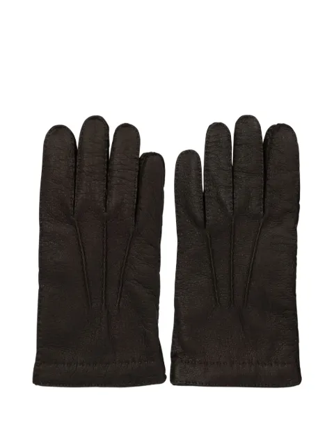 Restelli leather gloves