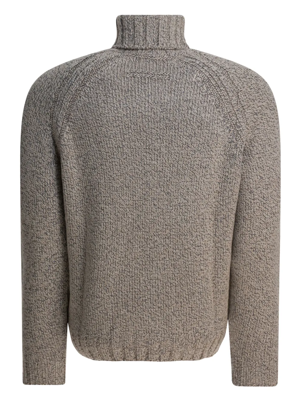 Zegna roll-neck knitted sweater - Beige