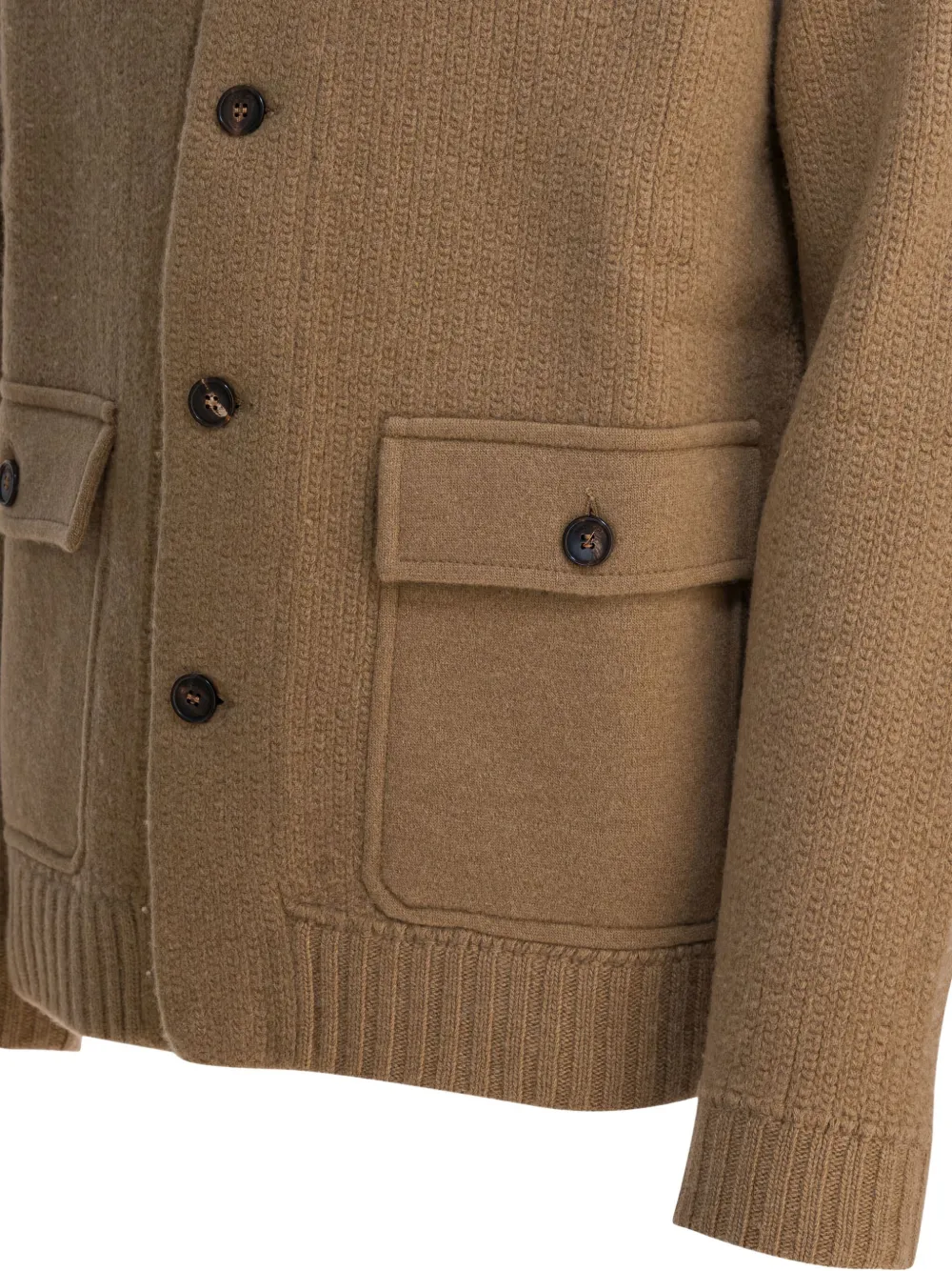 Zanone Button-up vest Bruin