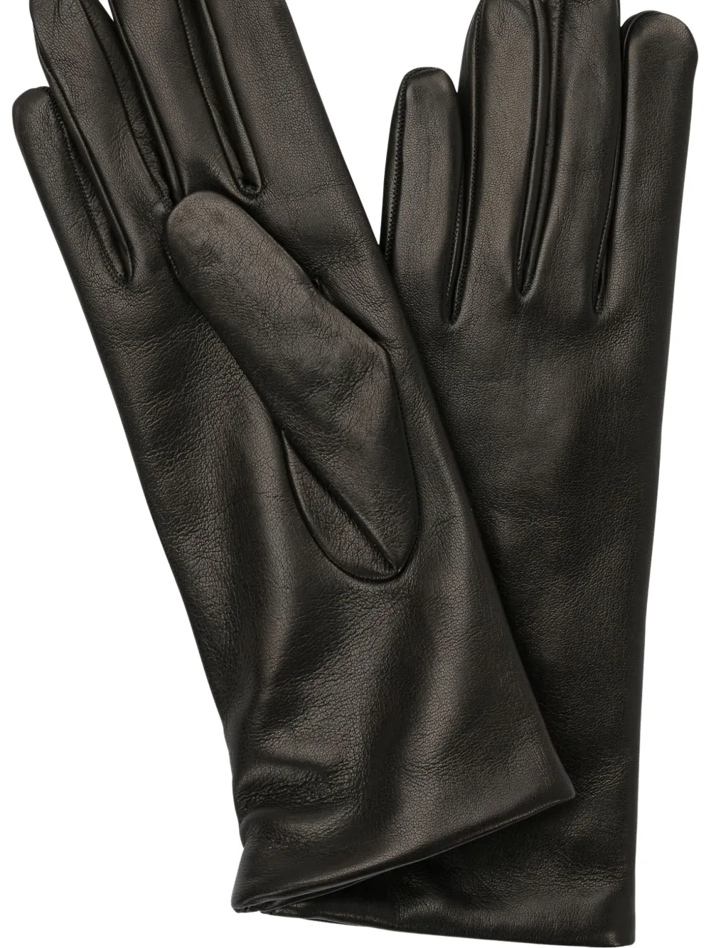 Restelli leather gloves - Zwart