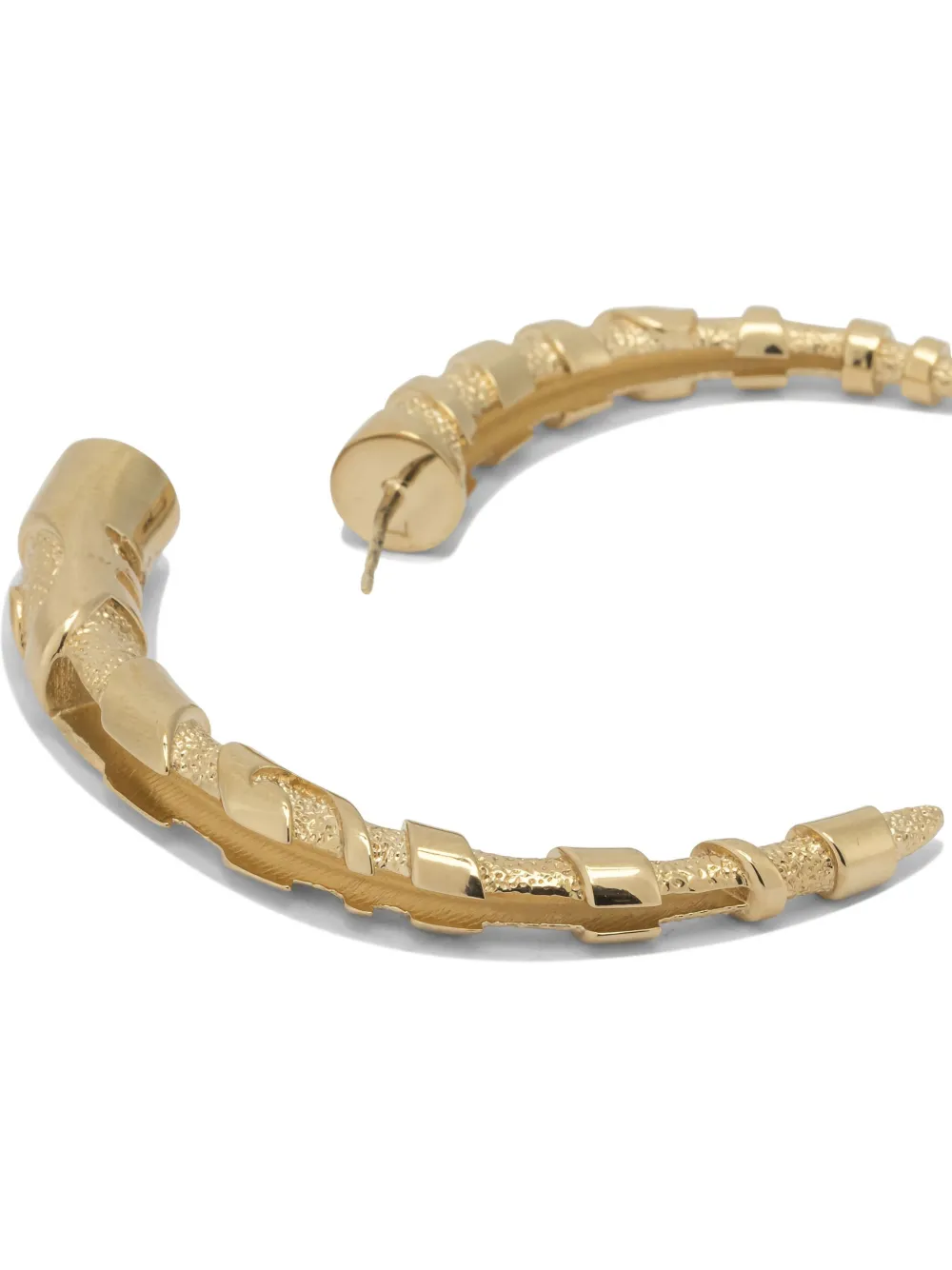 PUCCI spiral golden earrings - Goud