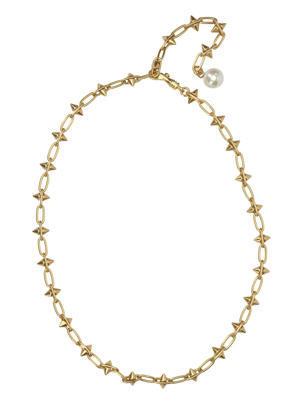 PUCCI spiked pearl necklace - Oro