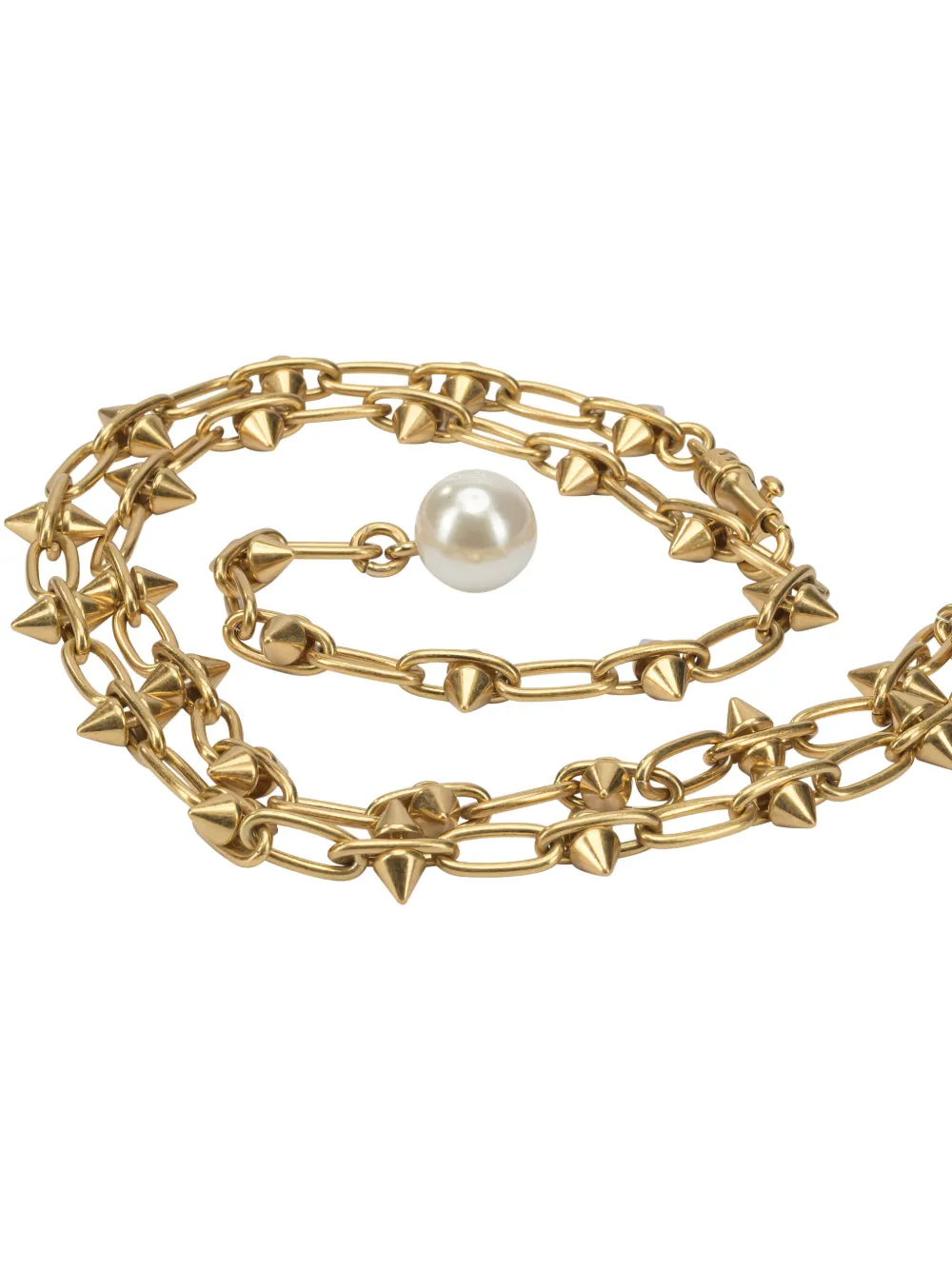 PUCCI spiked pearl necklace - Goud