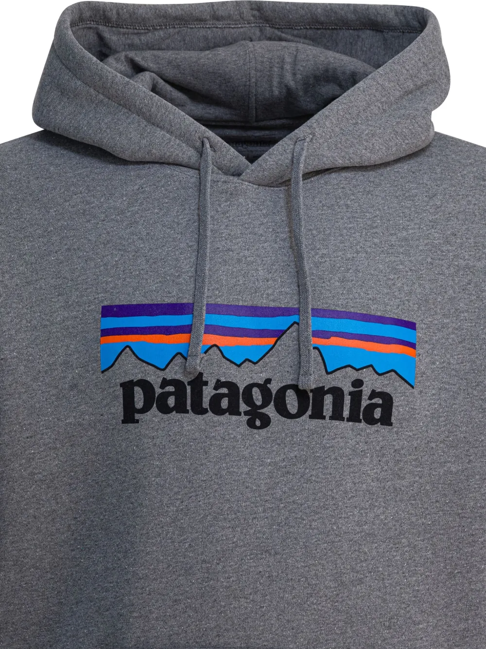 Patagonia P-6 Logo Uprisal Hoodie In Gray