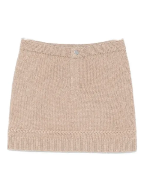 Guest In Residence knitted mini skirt