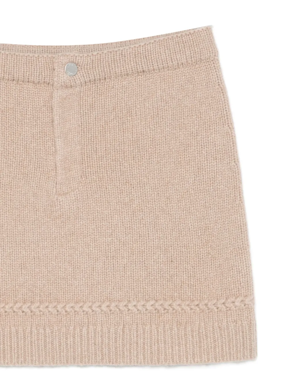  Guest In Residence Knitted Mini Skirt - Neutrals 