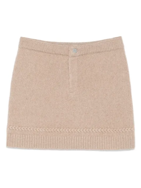 Guest In Residence knitted mini skirt
