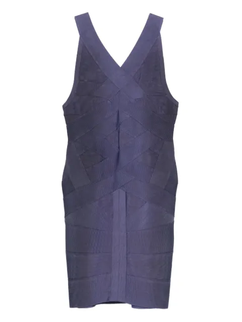 Hervé Léger Pre-Owned 1990s v-neck dress