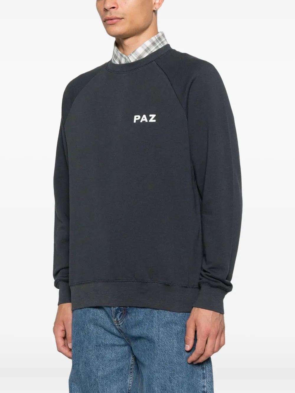  La Paz Raglan-sleeve Sweatshirt - Blue 