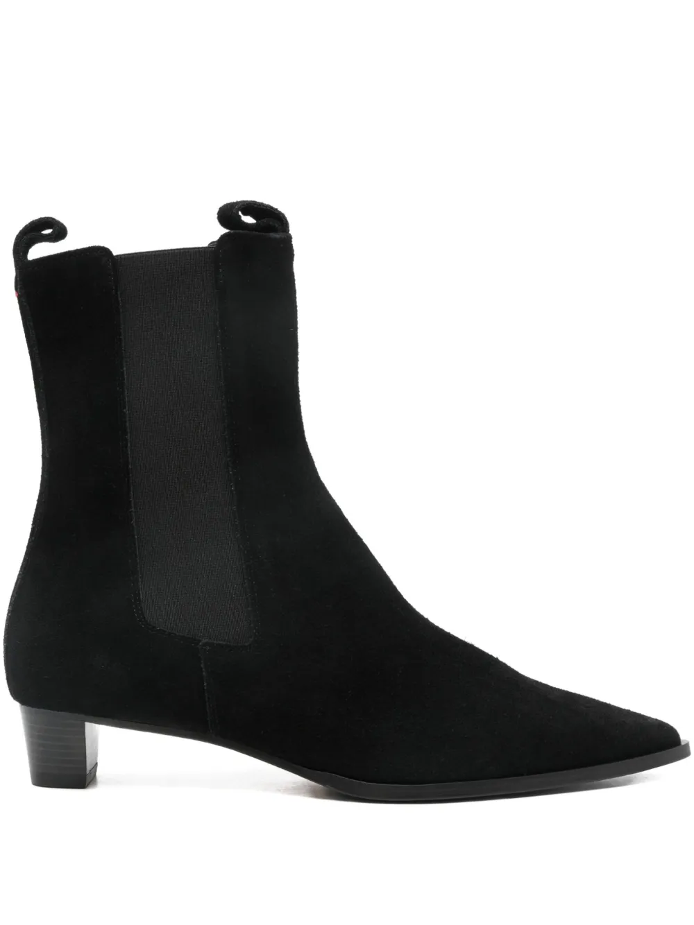 Aeyde Kiki suede Chelsea boots Zwart