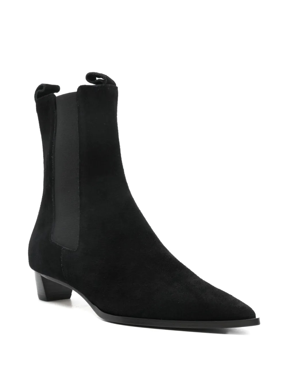 Aeyde Kiki suede Chelsea boots Zwart