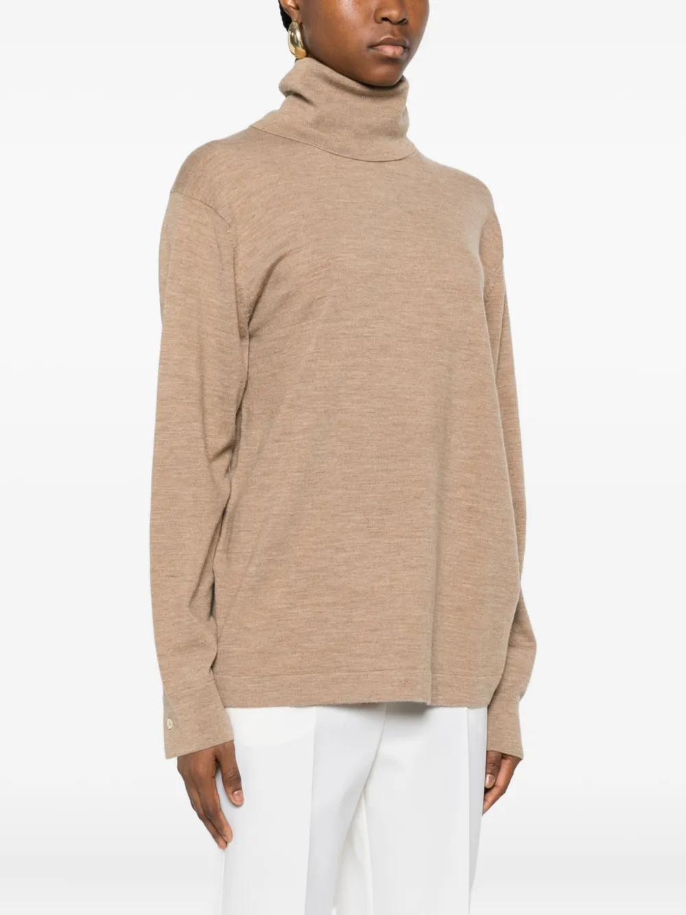 P.a.r.o.s.h Roll-neck Sweater In Brown