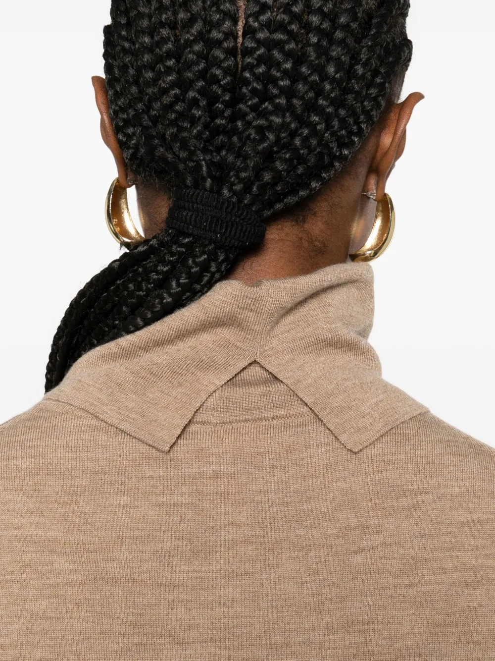 P.a.r.o.s.h Roll-neck Sweater In Brown