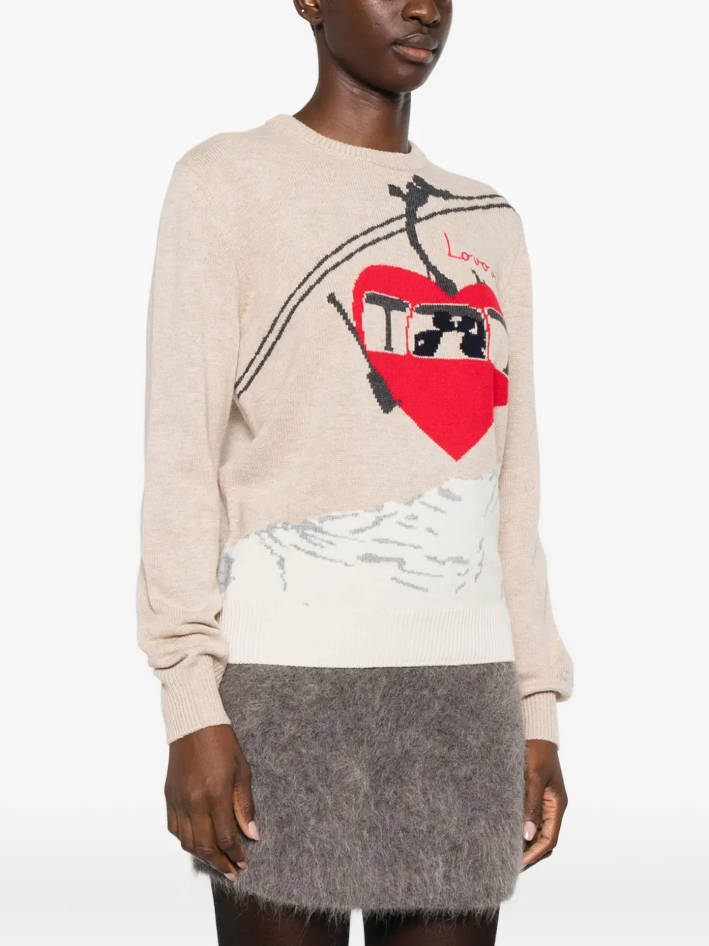 MC2 Saint Barth New Queen C trui Beige