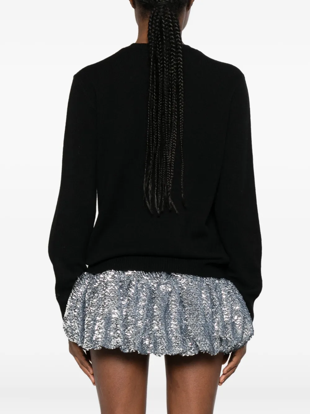 Mc2 Saint Barth X Peanuts New Queen Jumper In Black