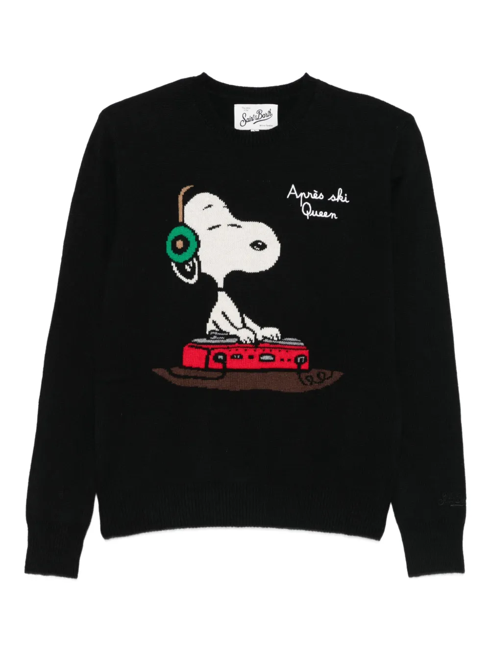 MC2 Saint Barth suéter New Queen en colaboración con Peanuts | negro | Image 1