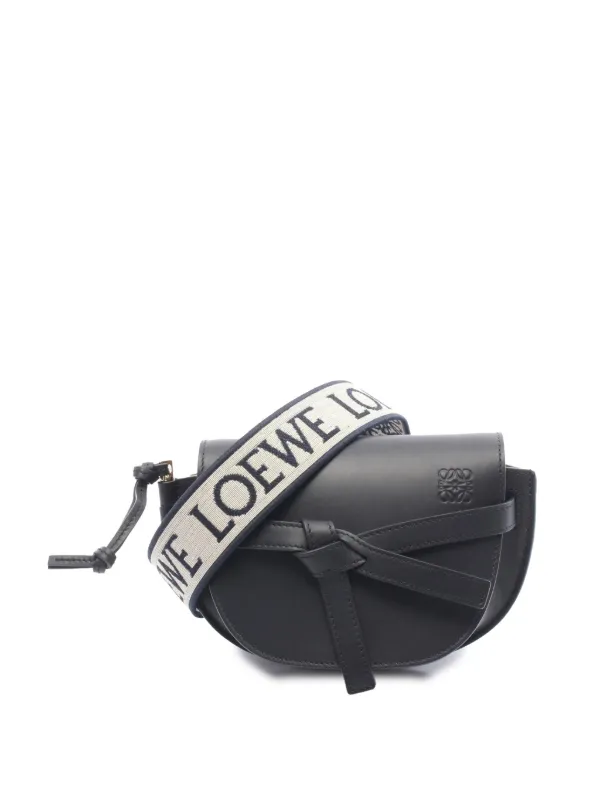 Loewe Pre-Owned 2020-2025 Mini Soft Calf Gate Dual Crossbody Bag Black  FARFETCH KW