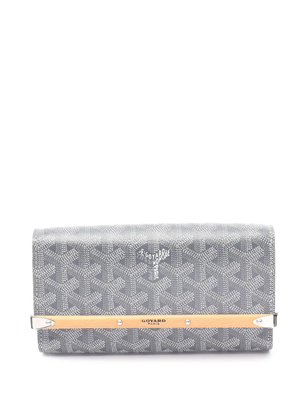 Goyard Pre-Owned 2025 Mini Goyardine Monte Carlo Clutch pouch | Grey | Image 1