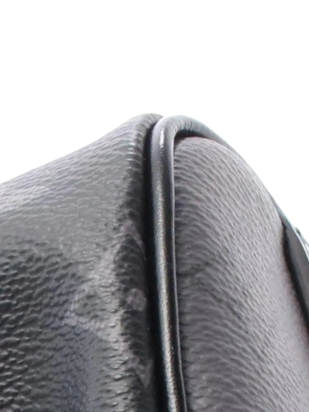 Pre-owned Louis Vuitton 2021-2025 Monogram Eclipse Reverse Keepall Bandouliere 25 Satchel In Black