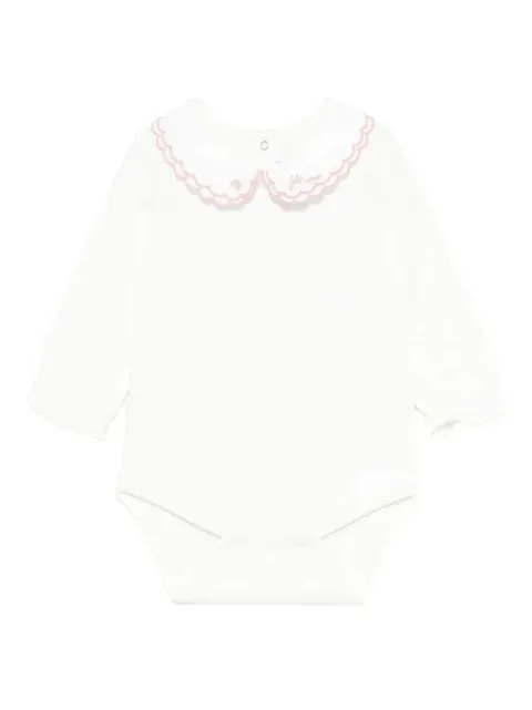 Tartine Et Chocolat body con cuello bordado