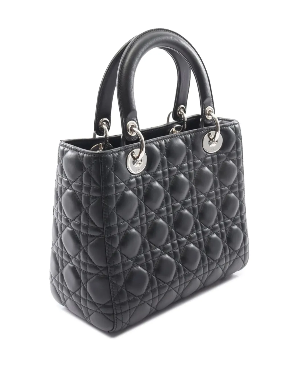 Christian Dior Pre-Owned 2012 Medium Lambskin Cannage Lady Dior handbag | Pre-Owned | Image 2