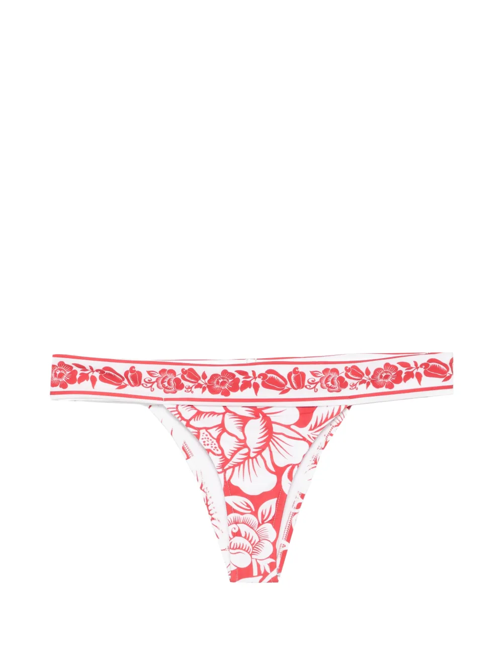 FARM Rio floral bikini bottoms - Bianco