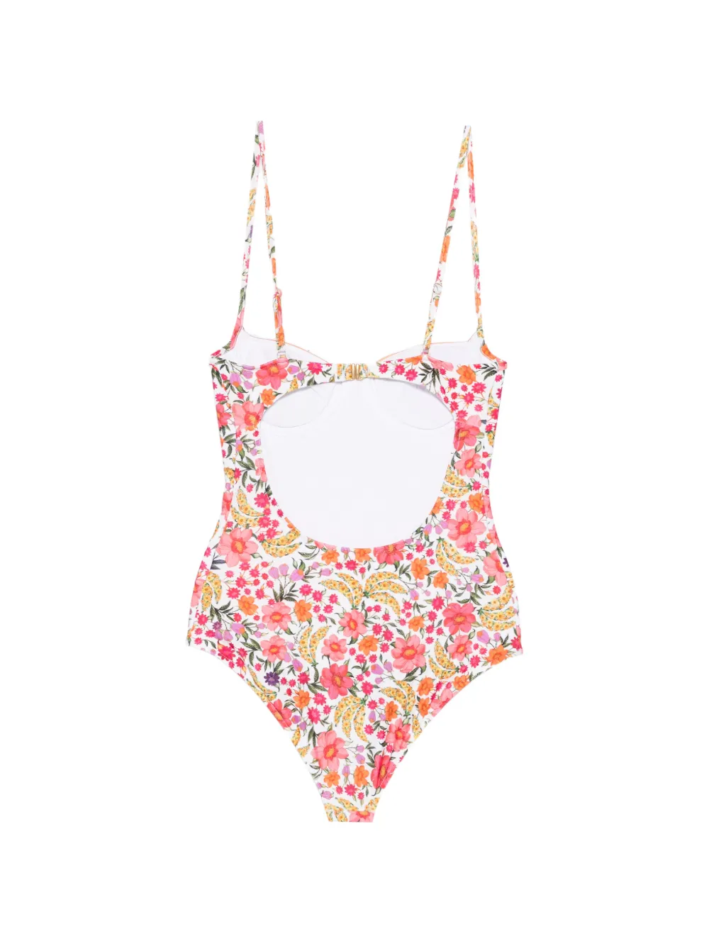  Farm Rio Floral-print Swimsuit - White 