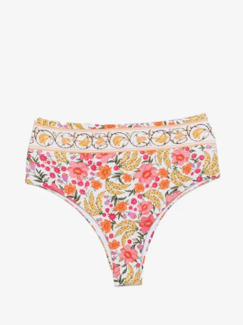 FARM Rio floral high-waist bikini bottom