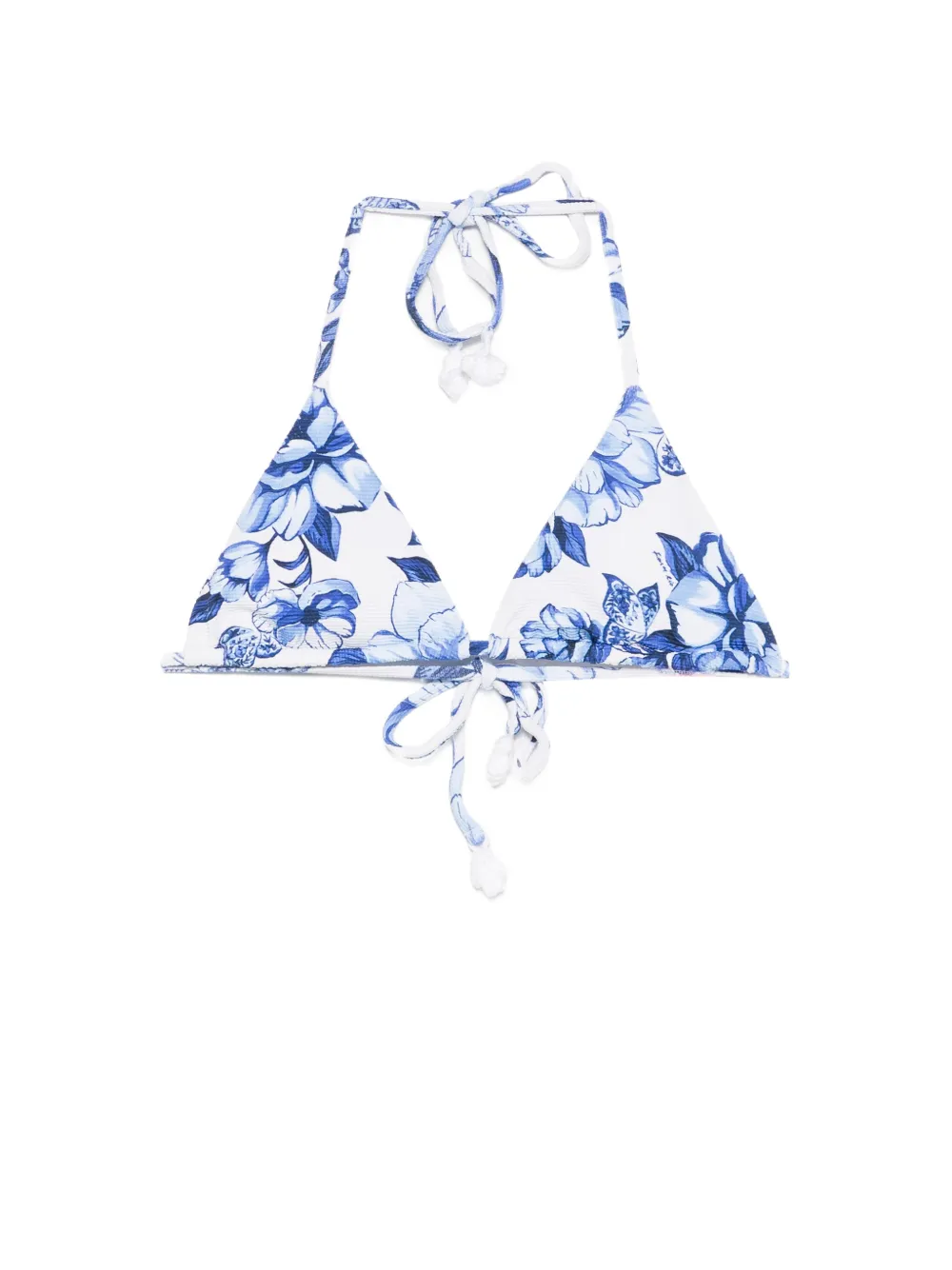 FARM Rio FARM RIO PORCELAIN CHITA TRIANGLE BIKINI TOP - Bianco