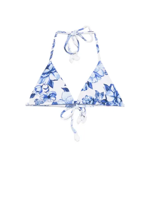 FARM Rio FARM RIO PORCELAIN CHITA TRIANGLE BIKINI TOP
