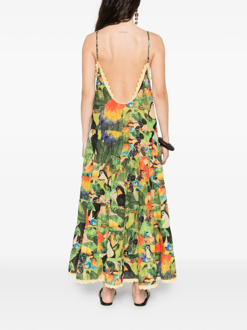 farm rio green bright yard maxi dress Green Bright Yard Maxi Dress – FARM Rio main image 0