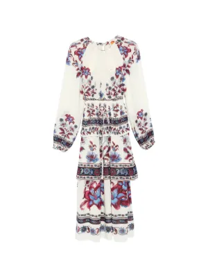 FARM Rio Boho Glam Maxi Dress | White | FARFETCH