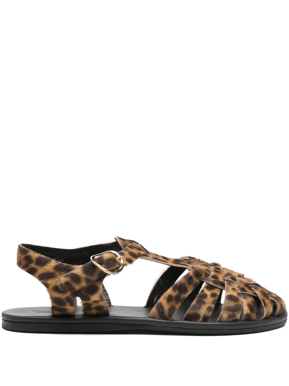 Ancient Greek Sandals Karina pony cage sandals - Marrone