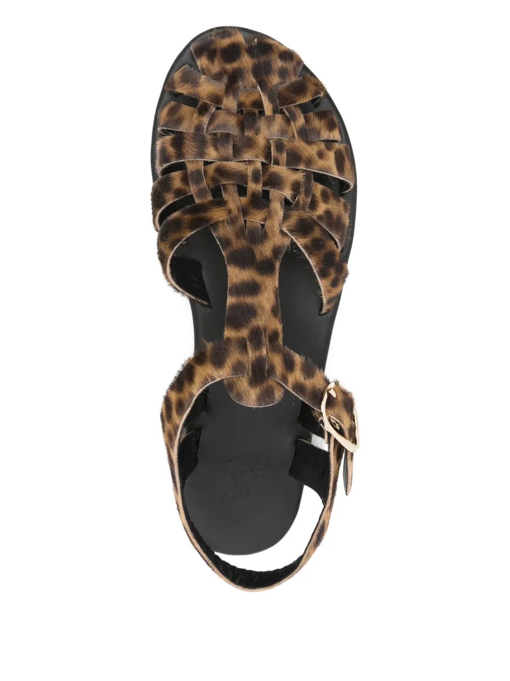 Ancient Greek Sandals Karina gekooide sandalen Bruin