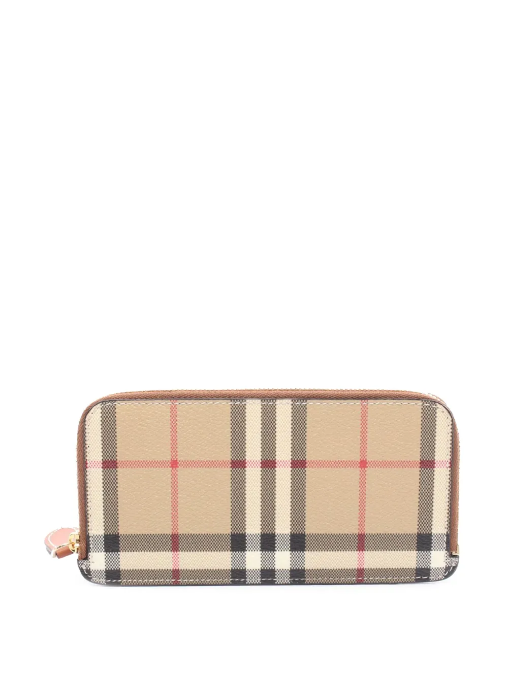 Burberry Pre-Owned 2020-2025 Vintage Check Coated Canvas Somerset Card Case Wallet long wallets | Brown | Image 1