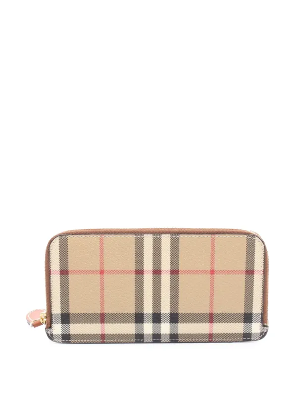 Burberry Pre-Owned 2020-2025 Vintage Check Coated Canvas