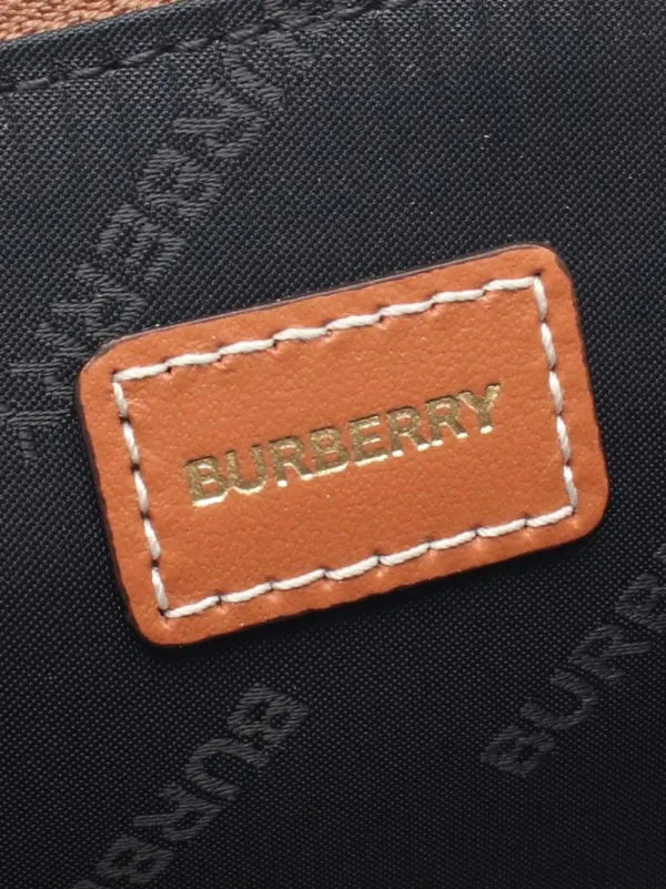 Burberry Pre-Owned Portafoglio Somerset In Tela Cerata Con Motivo