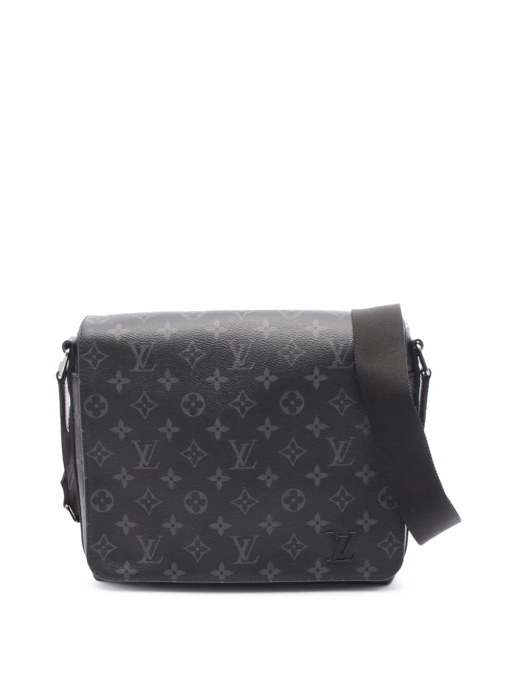 Louis Vuitton Pre-Owned Borsa a tracolla Eclipse District PM con monogramma 2021-2025 | nero | Image 1