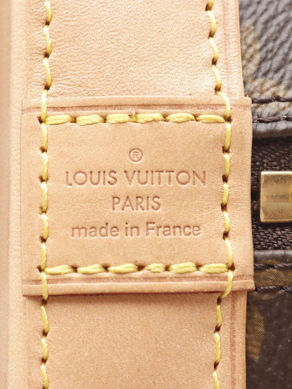 Pre-owned Louis Vuitton 2020 Monogram Alma Bb Satchel In Brown