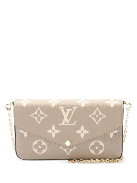 Louis Vuitton Pre-Owned bolsa crossbody Pochette Félicie con Monogram Empreinte bicolor 2021-2025
