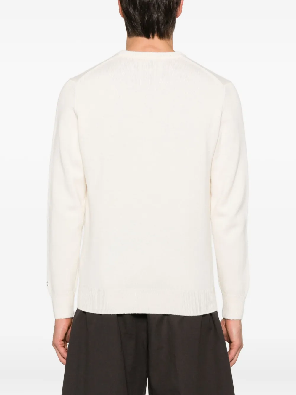 Mc2 Saint Barth Heron Jumper In White
