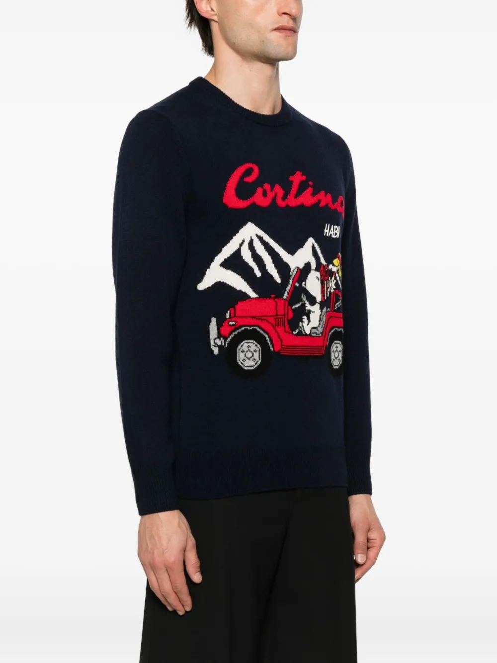 Mc2 Saint Barth Heron Jumper In Blue
