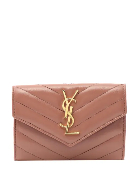 Saint Laurent Pre-Owned 2013-2025 Lambskin Cassandre Wallet small wallets
