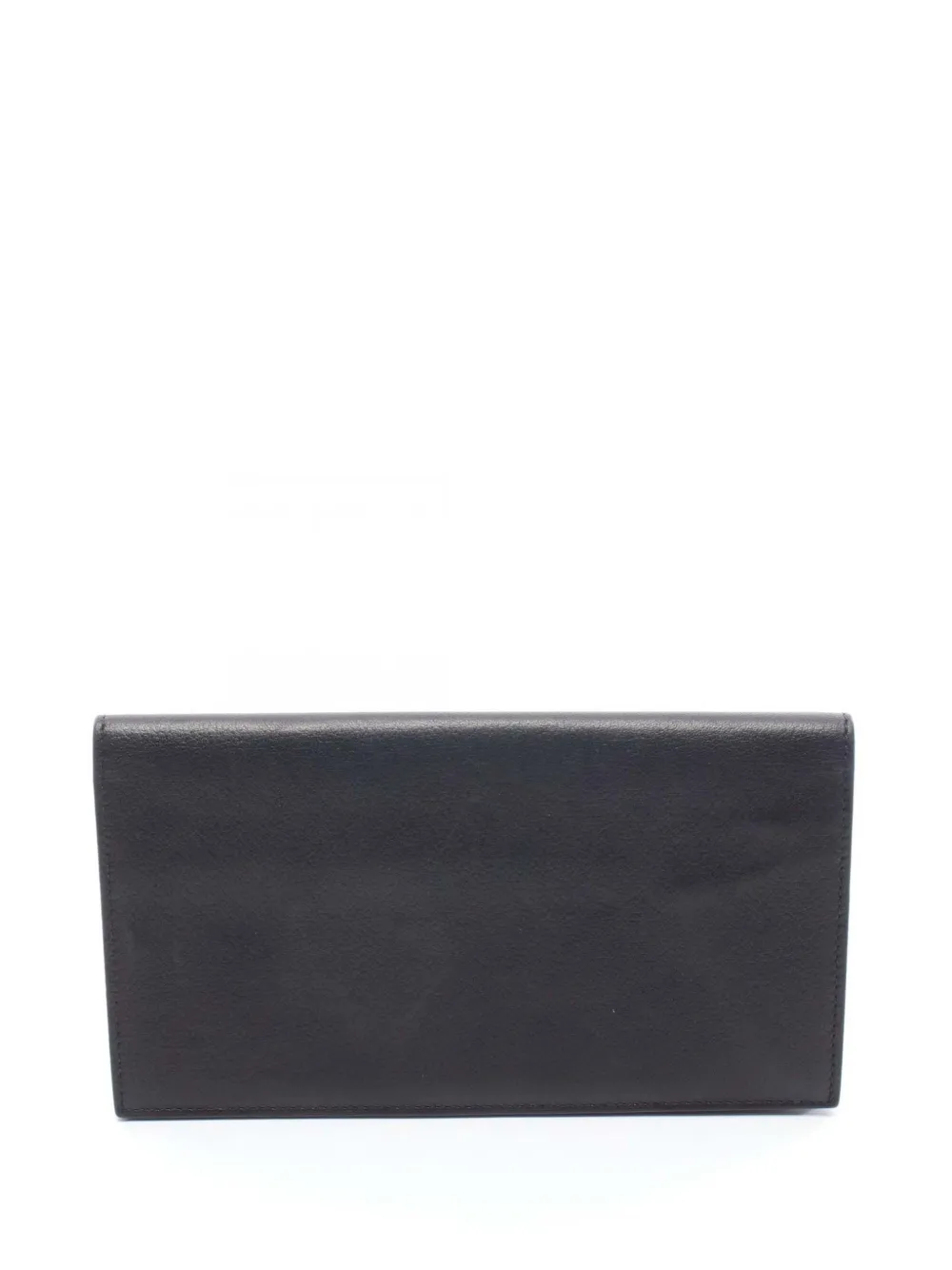 Pre-owned Hermes 2024 Evergrain Citizen Twill Silkin Horizontal Bifold Wallet Long Wallets In Black