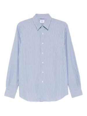 Auralee ストライプ シャツ | ブルー | FARFETCH JP