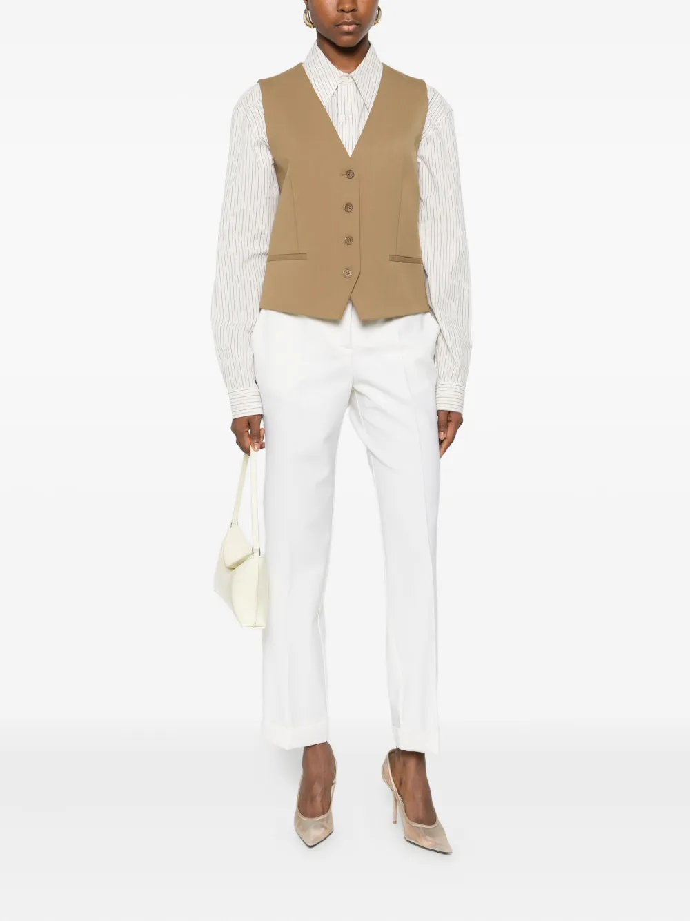 P.A.R.O.S.H. V-neck button-up waistcoat | Waistcoats & Gilets | Image 2