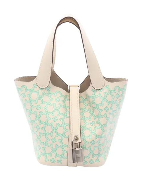 Hermès Pre-Owned 2023 Micro Swift Lucky Daisy Picotin Lock handbag