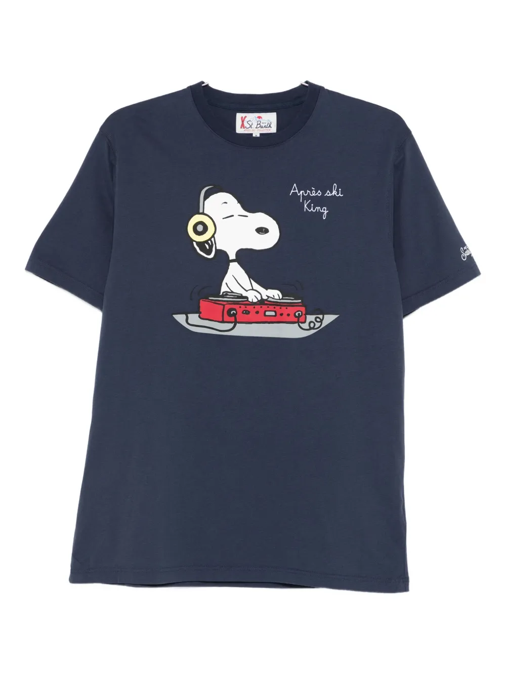 Mc2 Saint Barth Snoopy-print T-shirt In Blue
